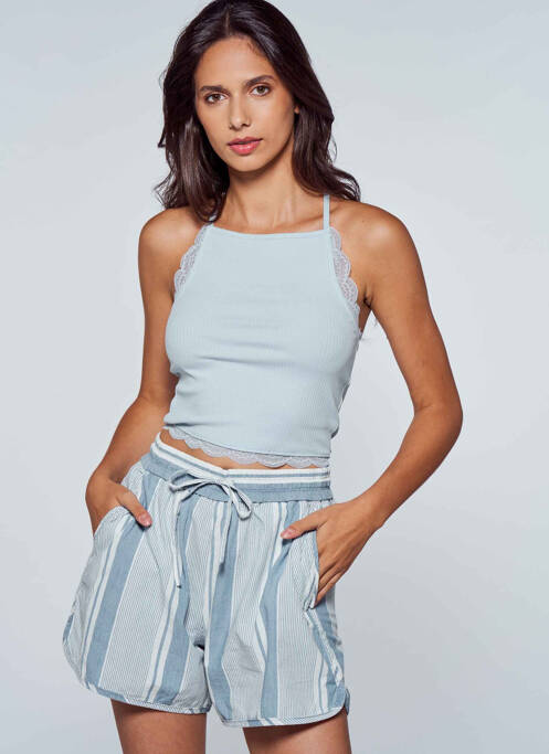 Top bleu TALLY WEIJL pour femme