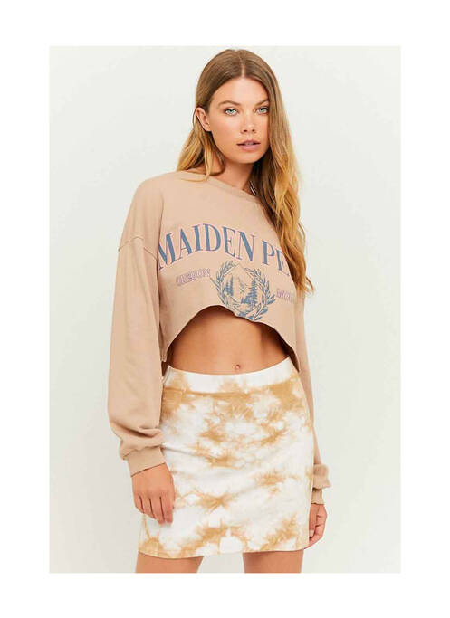 Sweat-shirt à capuche rose TALLY WEIJL pour femme