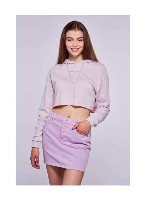 Sweat-shirt à capuche violet TALLY WEIJL pour femme