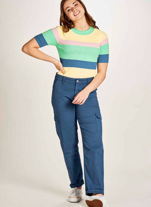 Pull col roulé vert STIEN EDLUND pour femme