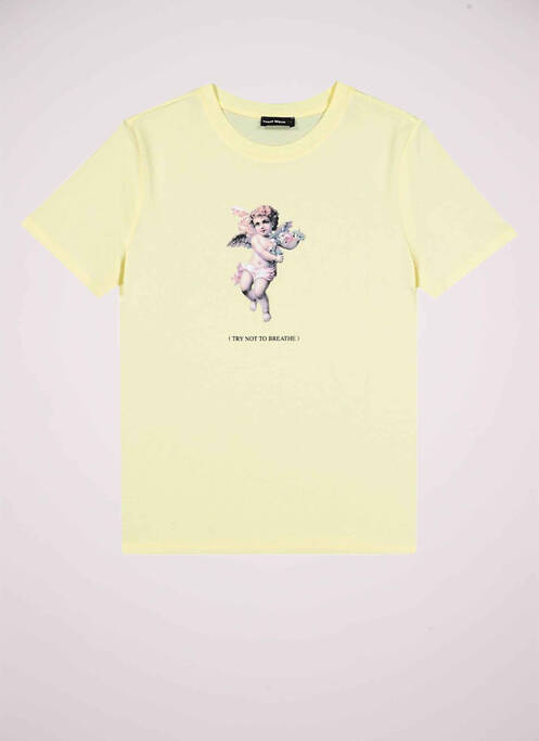 T-shirt jaune TALLY WEIJL pour femme