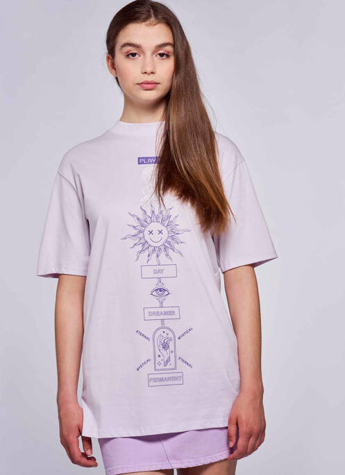 T-shirt violet TALLY WEIJL pour femme