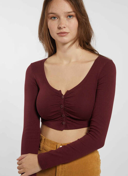 T-shirt rouge TALLY WEIJL pour femme