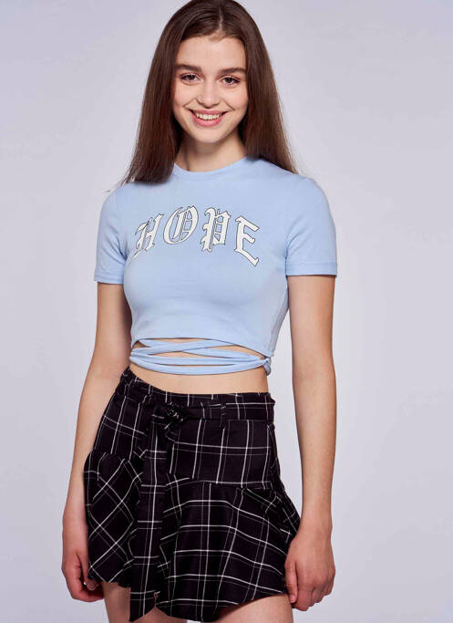 T-shirt bleu TALLY WEIJL pour femme