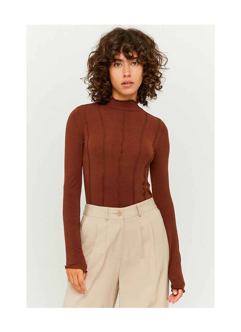 T-shirt marron TALLY WEIJL pour femme