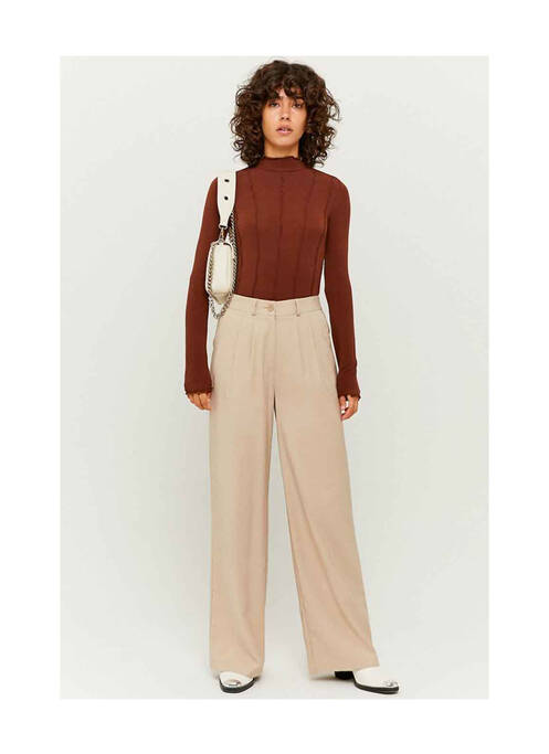 T-shirt marron TALLY WEIJL pour femme