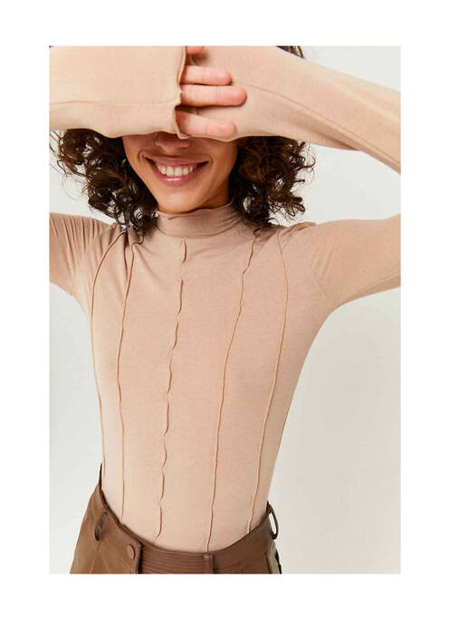 T-shirt beige TALLY WEIJL pour femme