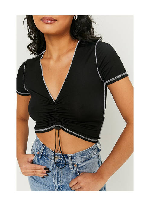 T-shirt noir TALLY WEIJL pour femme