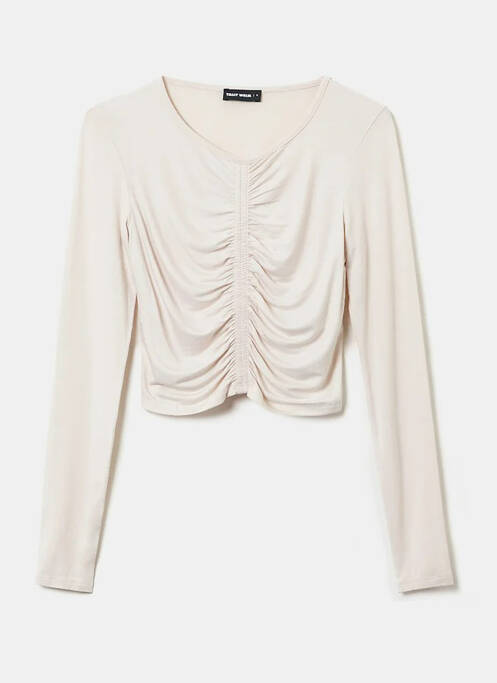 T-shirt beige TALLY WEIJL femme