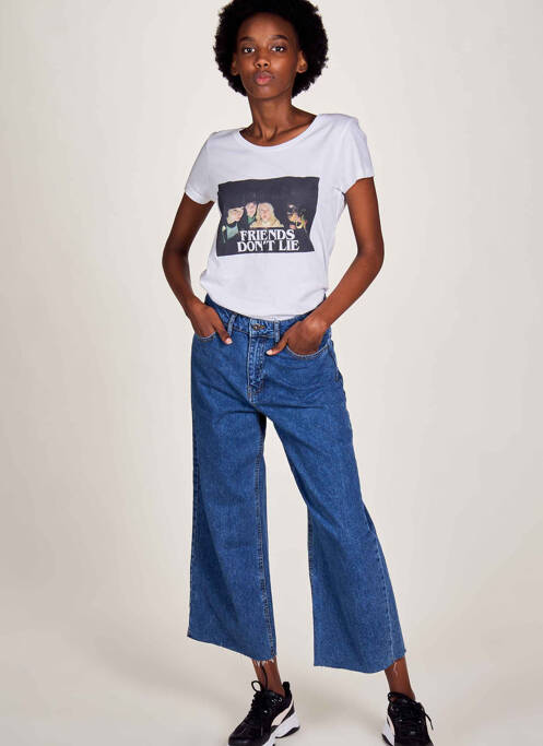 T-shirt blanc STRANGER THINGS pour femme