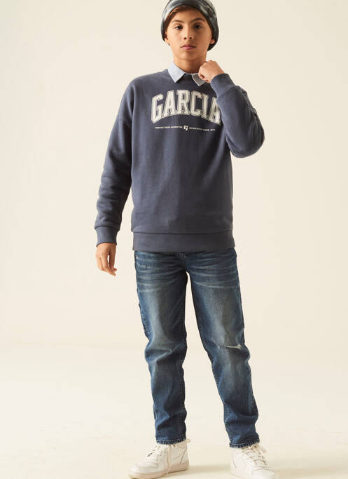 Sweat-shirt bleu GARCIA pour garçon