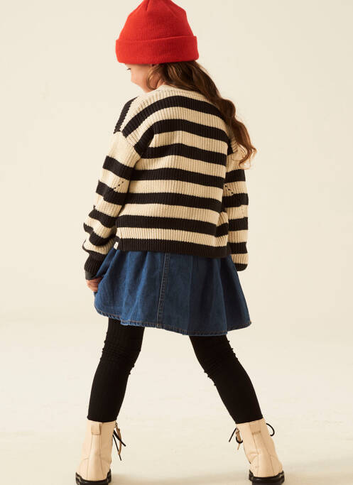 Gilet manches longues beige GARCIA pour fille