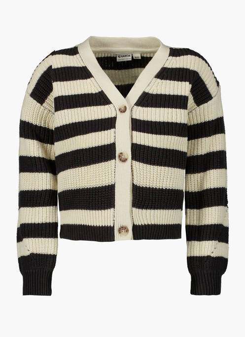 Gilet manches longues beige GARCIA pour fille