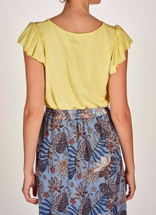 Top jaune BELLITA femme