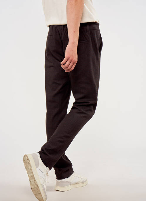 Pantalon chino marron TOURIST LEMC pour homme