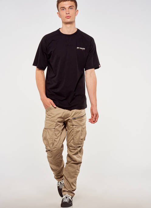 T-shirt noir TOURIST LEMC pour homme