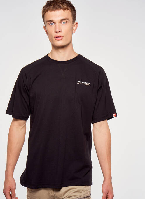 T-shirt noir TOURIST LEMC pour homme