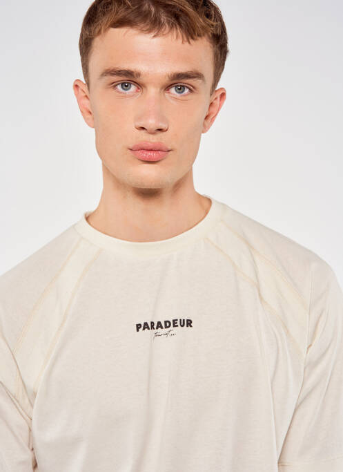 T-shirt beige TOURIST LEMC pour homme