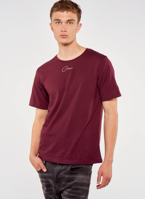 T-shirt rouge TOURIST LEMC pour homme