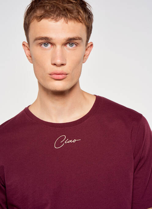 T-shirt rouge TOURIST LEMC pour homme