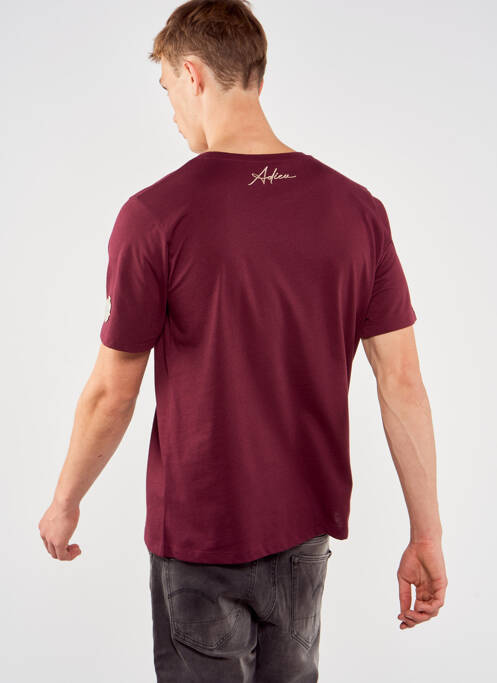 T-shirt rouge TOURIST LEMC pour homme