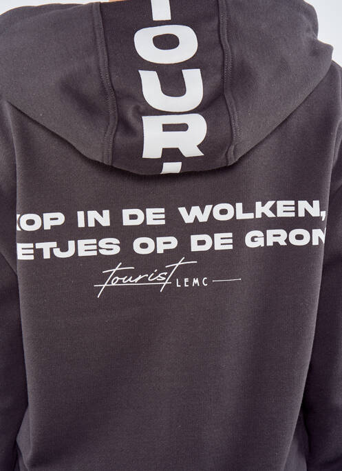 Gilet manches longues gris TOURIST LEMC pour femme