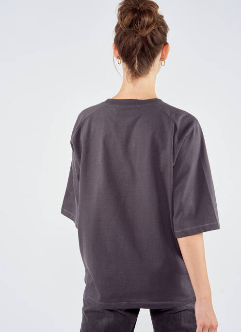 T-shirt gris TOURIST LEMC pour femme