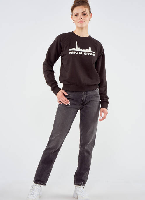 Sweat-shirt marron TOURIST LEMC pour femme