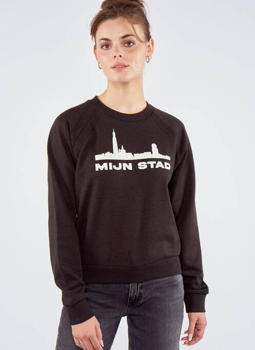 Sweat-shirt marron TOURIST LEMC pour femme