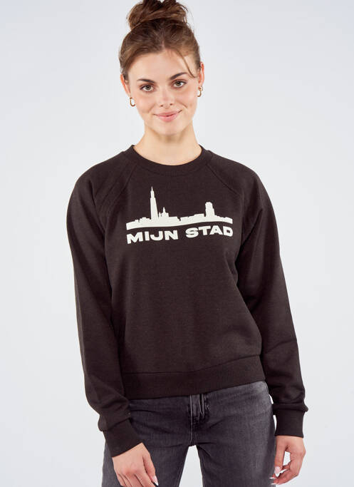 Sweat-shirt marron TOURIST LEMC pour femme