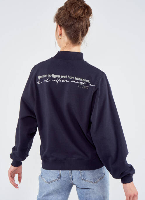 Sweat-shirt bleu TOURIST LEMC pour femme