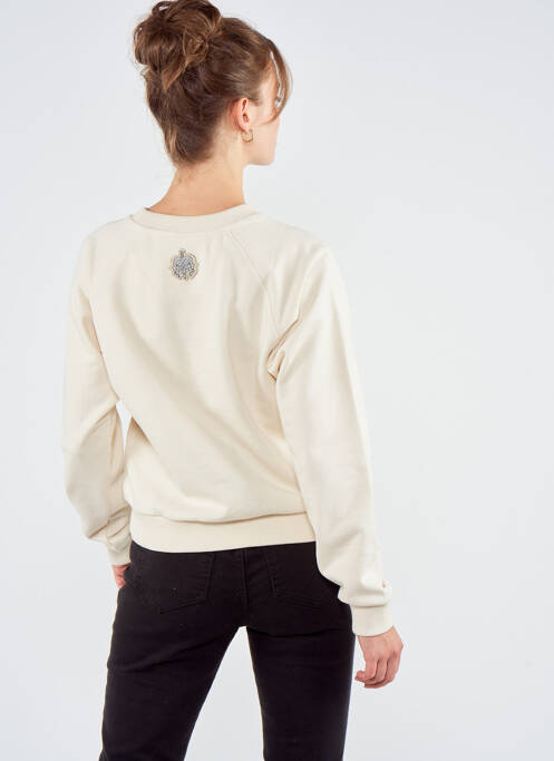 Sweat-shirt beige TOURIST LEMC pour femme