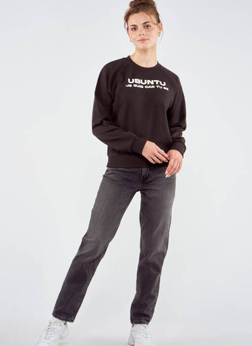 Sweat-shirt marron TOURIST LEMC pour femme