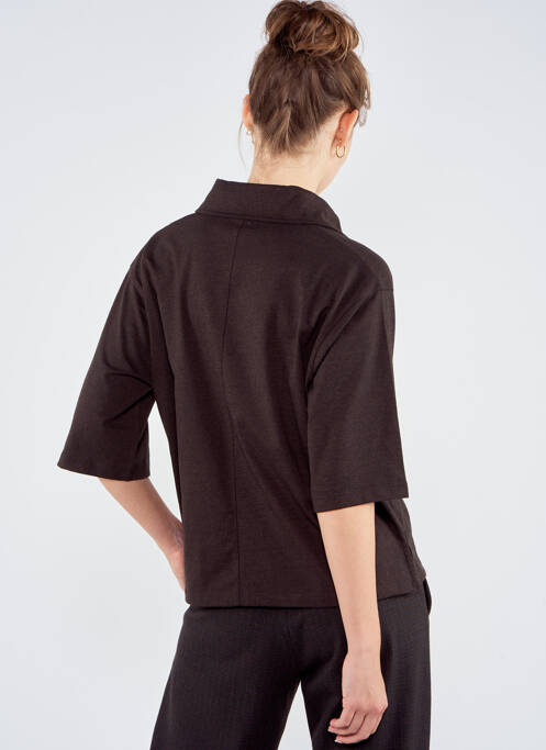 Polo marron TOURIST LEMC pour femme