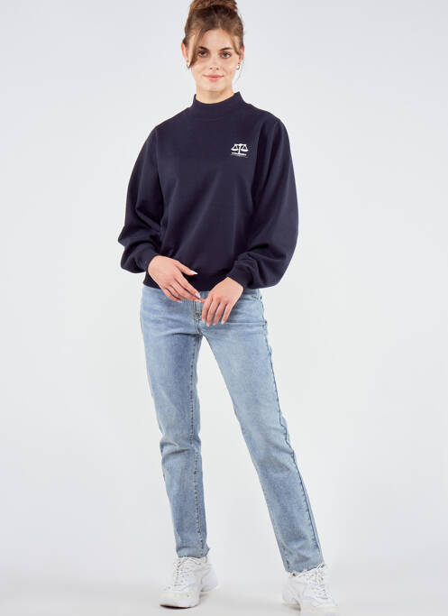 Sweat-shirt bleu TOURIST LEMC pour femme