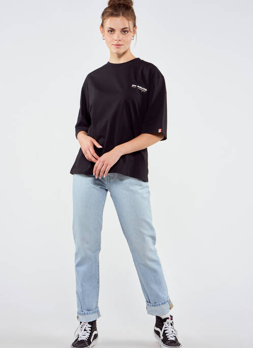 T-shirt noir TOURIST LEMC pour femme