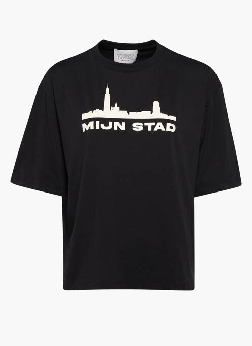 T-shirt noir TOURIST LEMC pour femme