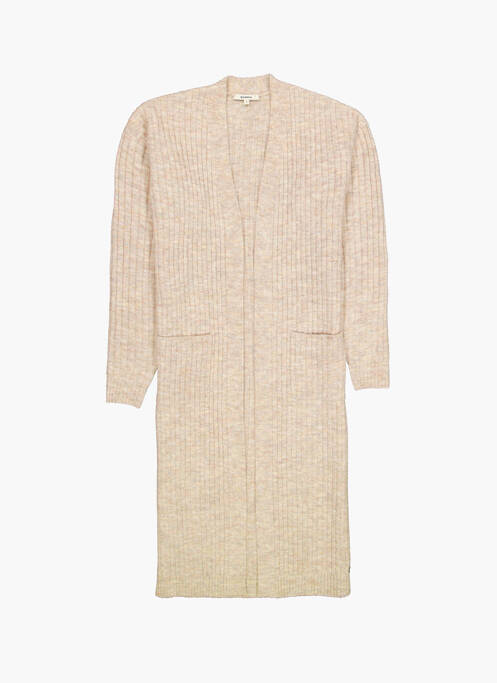Gilet manches longues beige GARCIA pour femme