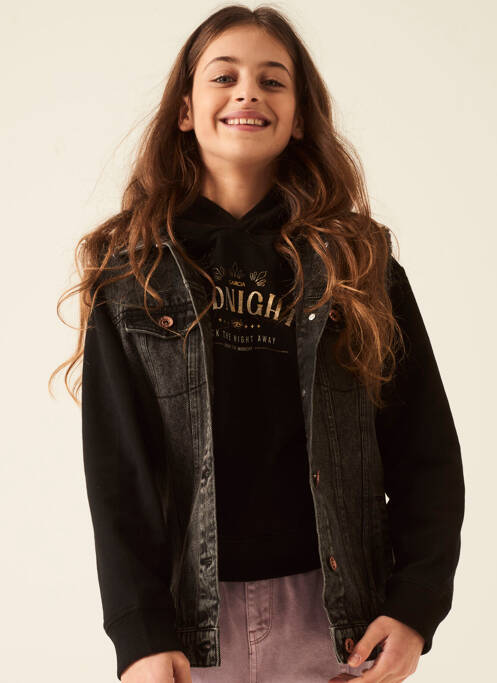Veste casual noir GARCIA pour fille
