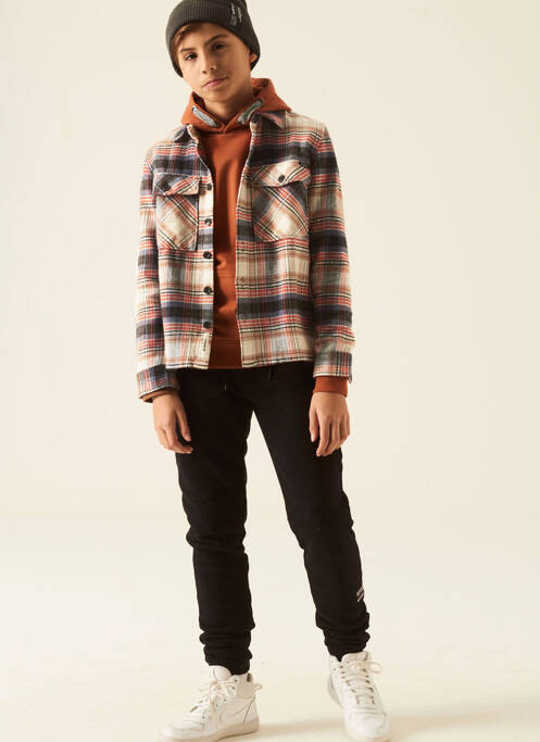 Chemise manches longues rouge GARCIA pour garçon