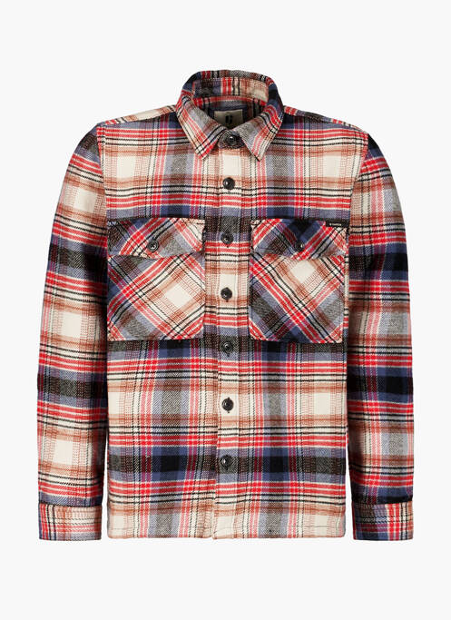 Chemise manches longues rouge GARCIA pour garçon