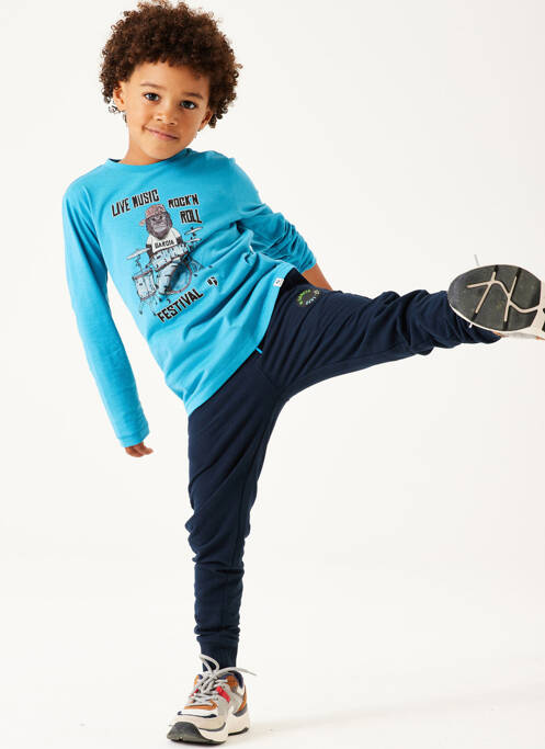 T-shirt bleu GARCIA pour garçon