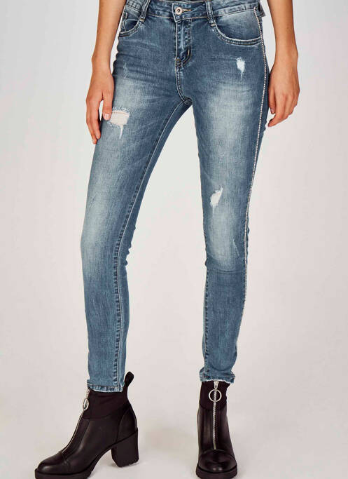 Jeans skinny bleu HAILYS pour femme