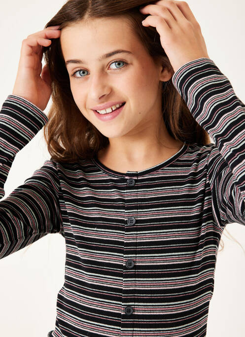 T-shirt noir GARCIA fille