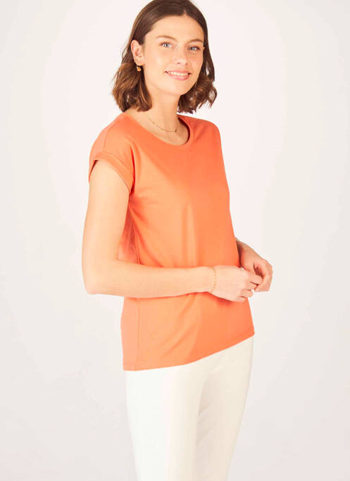 T-shirt rouge VILA pour femme