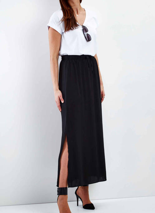 Jupe longue noir VILA pour femme