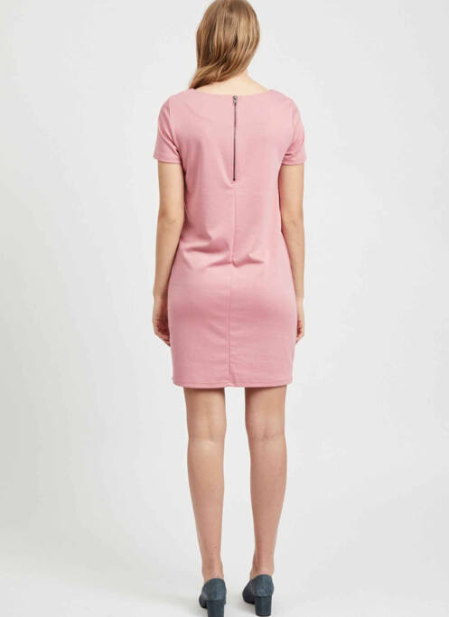 Robe courte rose VILA femme