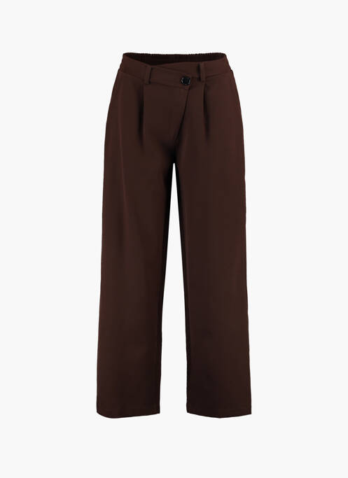 Pantalon droit marron HAILYS pour femme