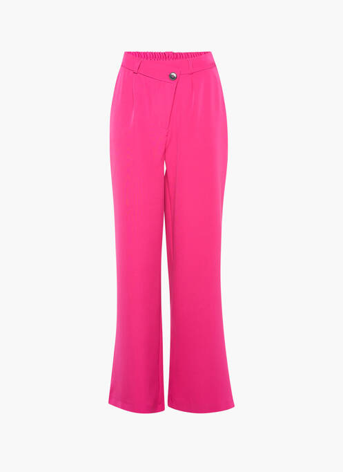 Pantalon droit rose HAILYS pour femme