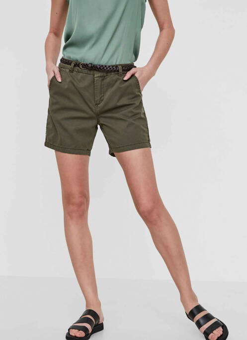 Short vert VERO MODA pour femme